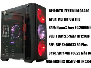 G5400 MSI GTX 1650 4GB