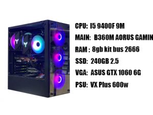 I5 9400F - GTX 1060 6G